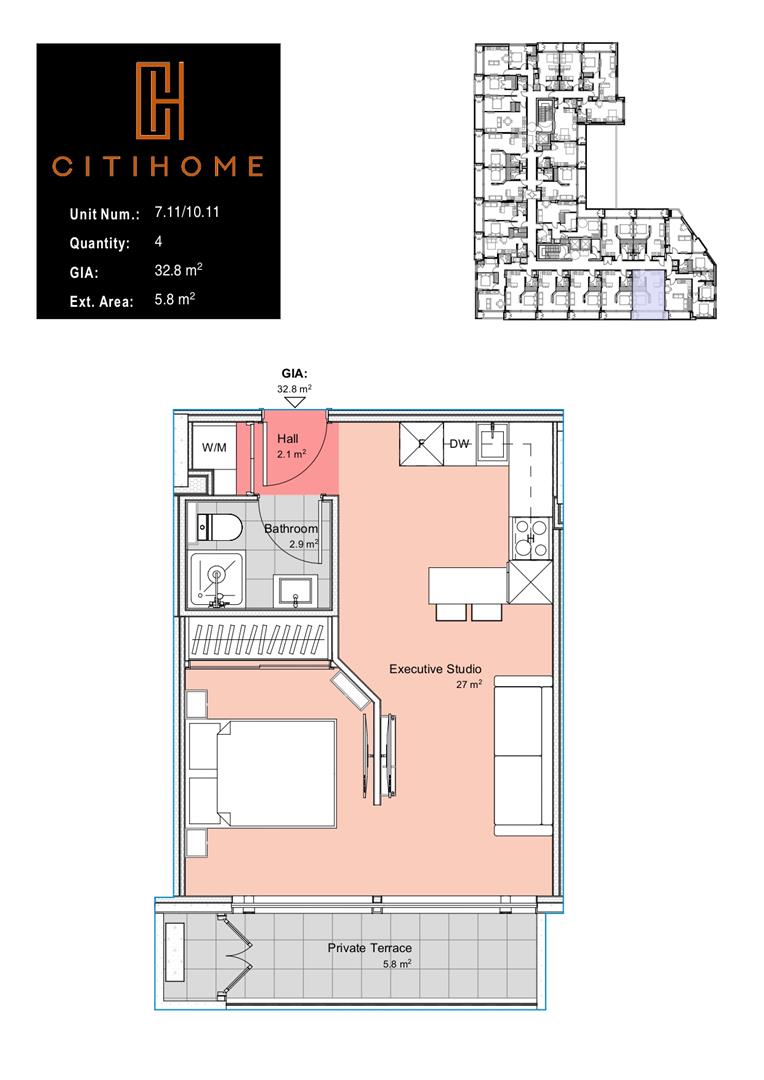 Image of Apartment - 1 Bathrooms for Sale in CitiHome-Gibraltar, Image 3
